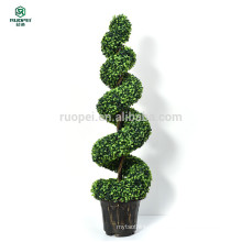 Spirale künstliche große eingemachte Topiary-Baum-künstliche Pflanze